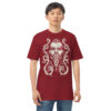 Men's premium heavyweight t-shirt inspired by Norse mythology - Brick Red