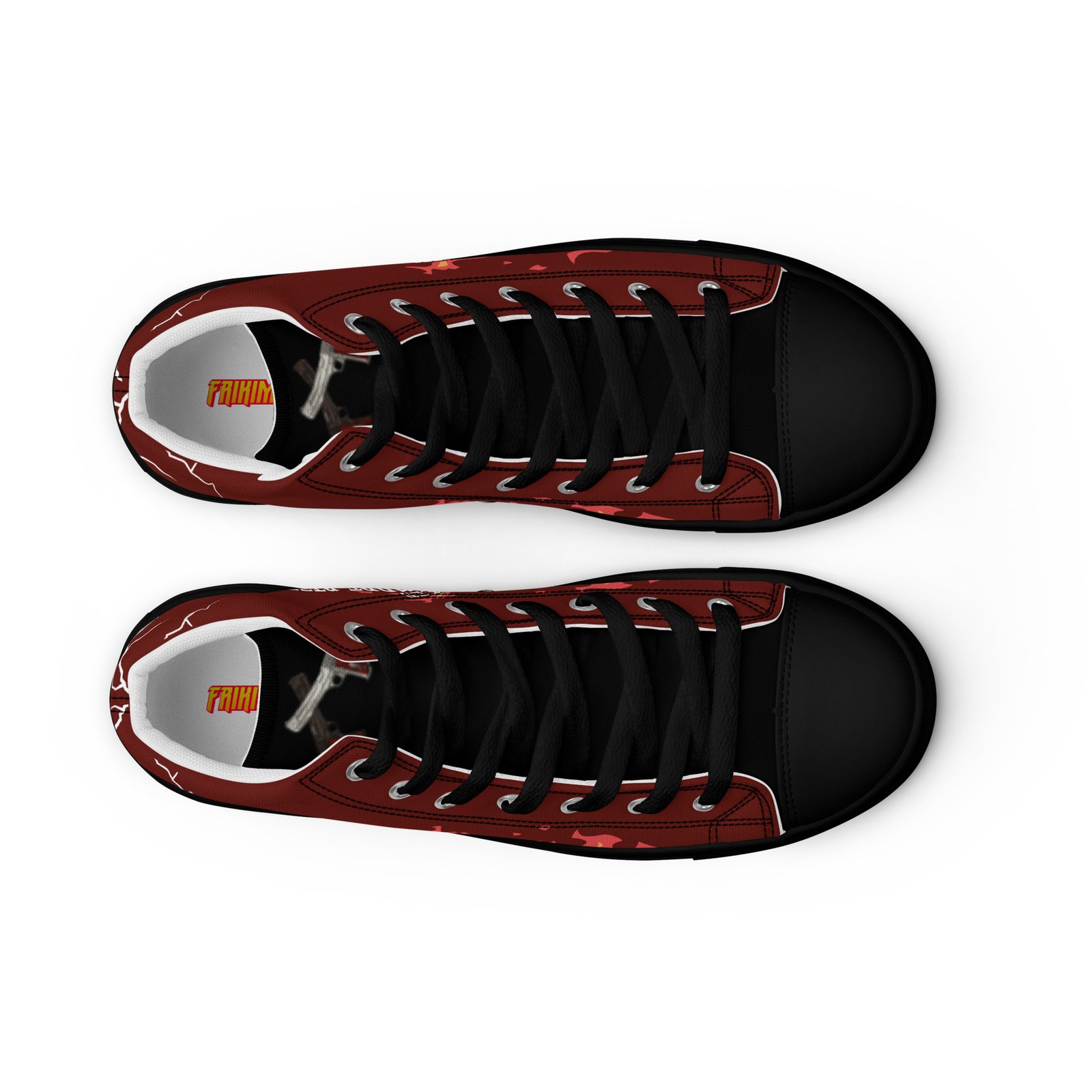 Men's high-top canvas sneakers inspired by Dante - Image 6