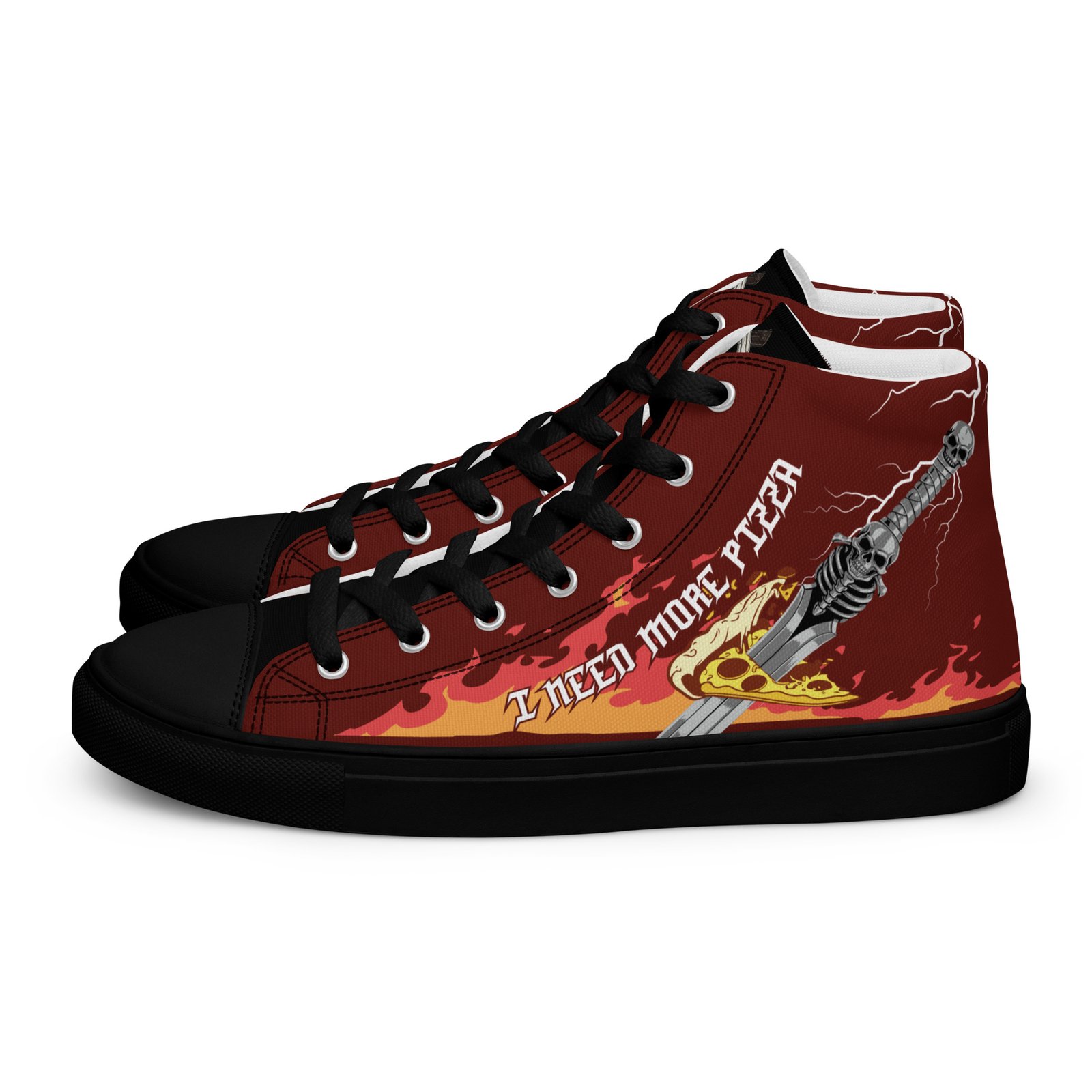 Men's high-top canvas sneakers inspired by Dante - Image 2