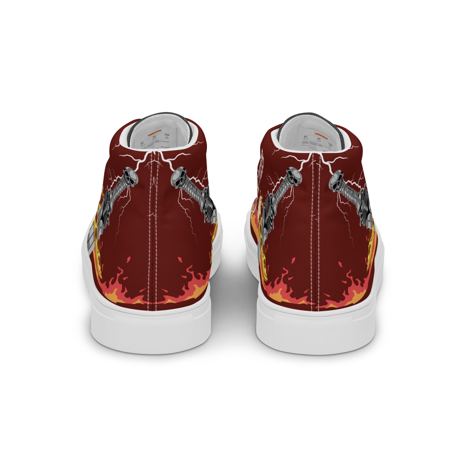 Men's high-top canvas sneakers inspired by Dante - Image 11