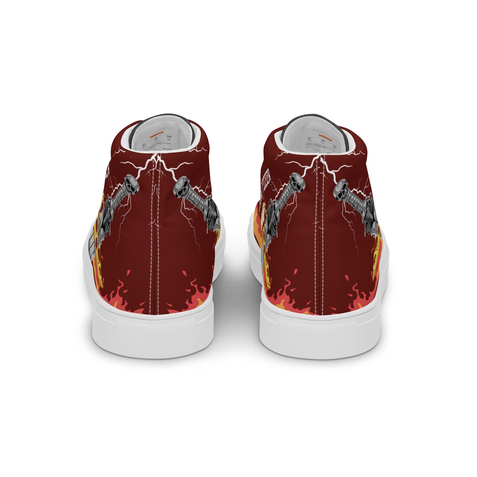 Men's high-top canvas sneakers inspired by Dante - Image 11