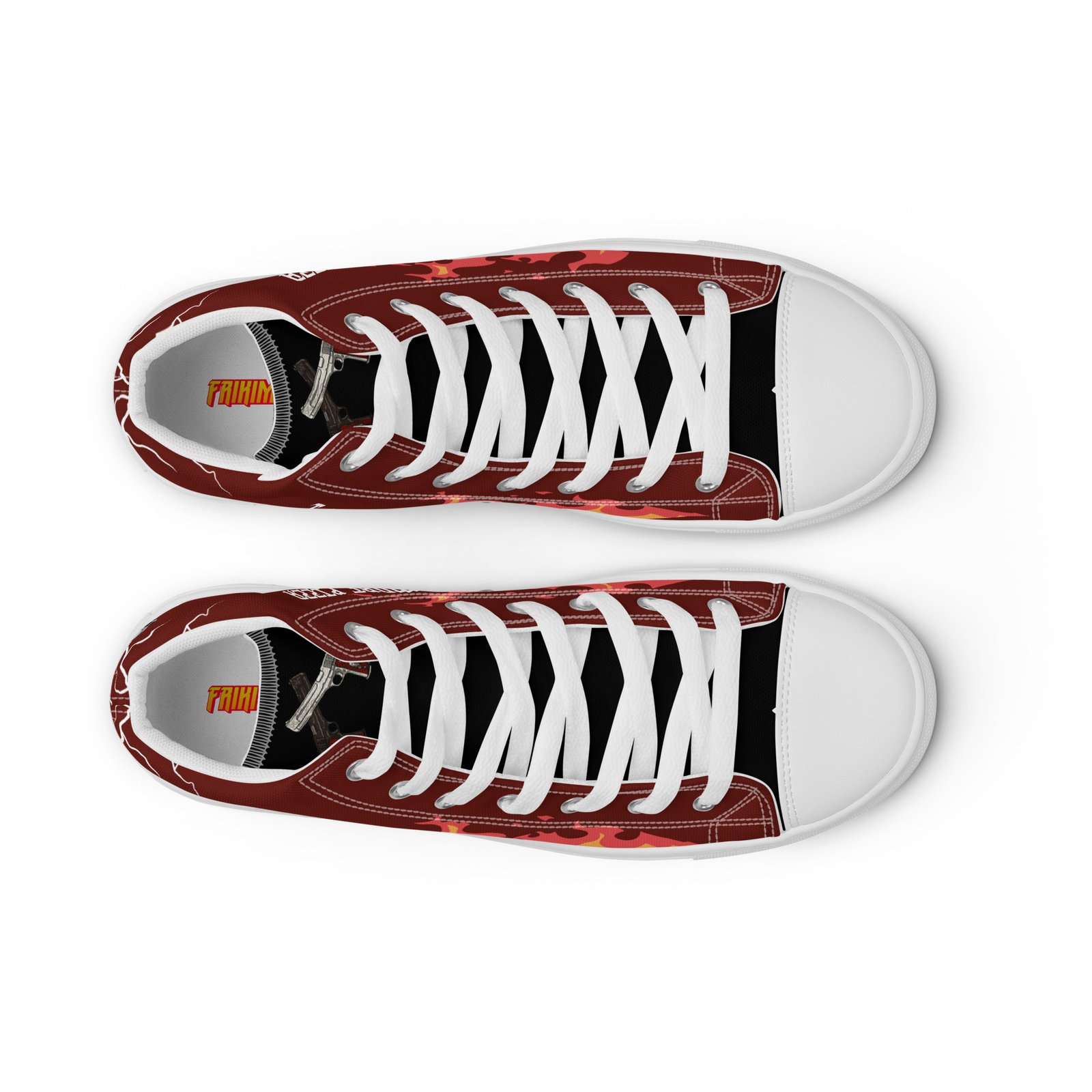 Men's high-top canvas sneakers inspired by Dante - Image 15