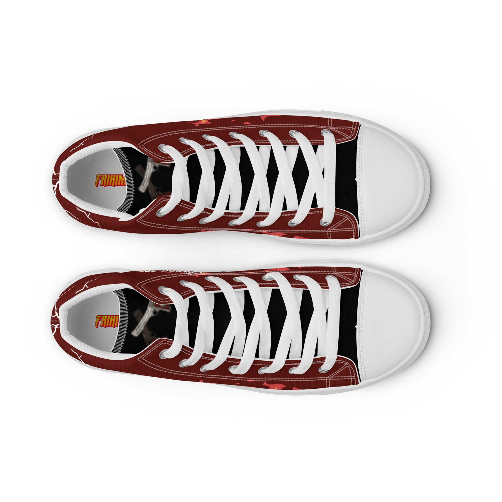 Men's high-top canvas sneakers inspired by Dante - Image 15