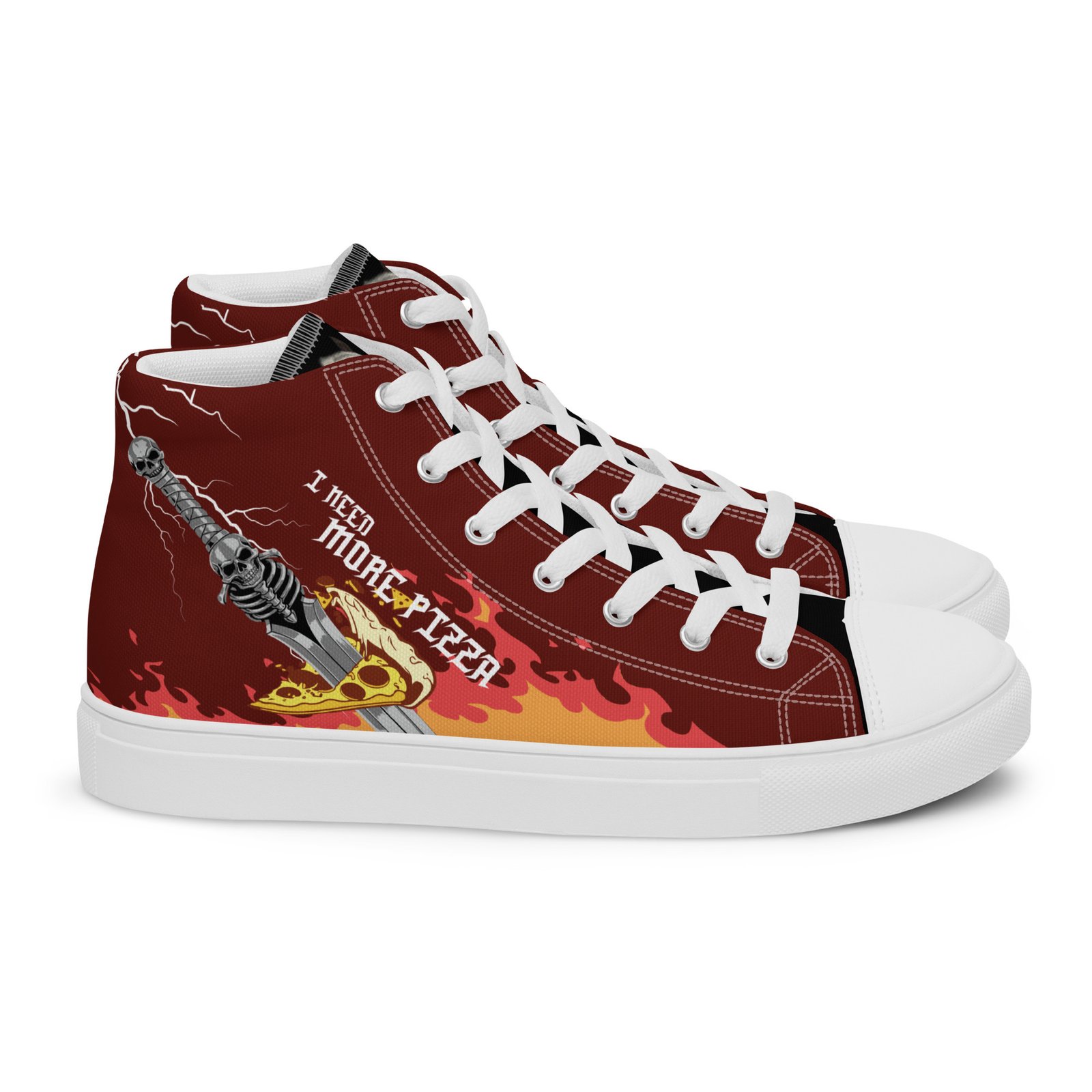 Men's high-top canvas sneakers inspired by Dante - Image 16